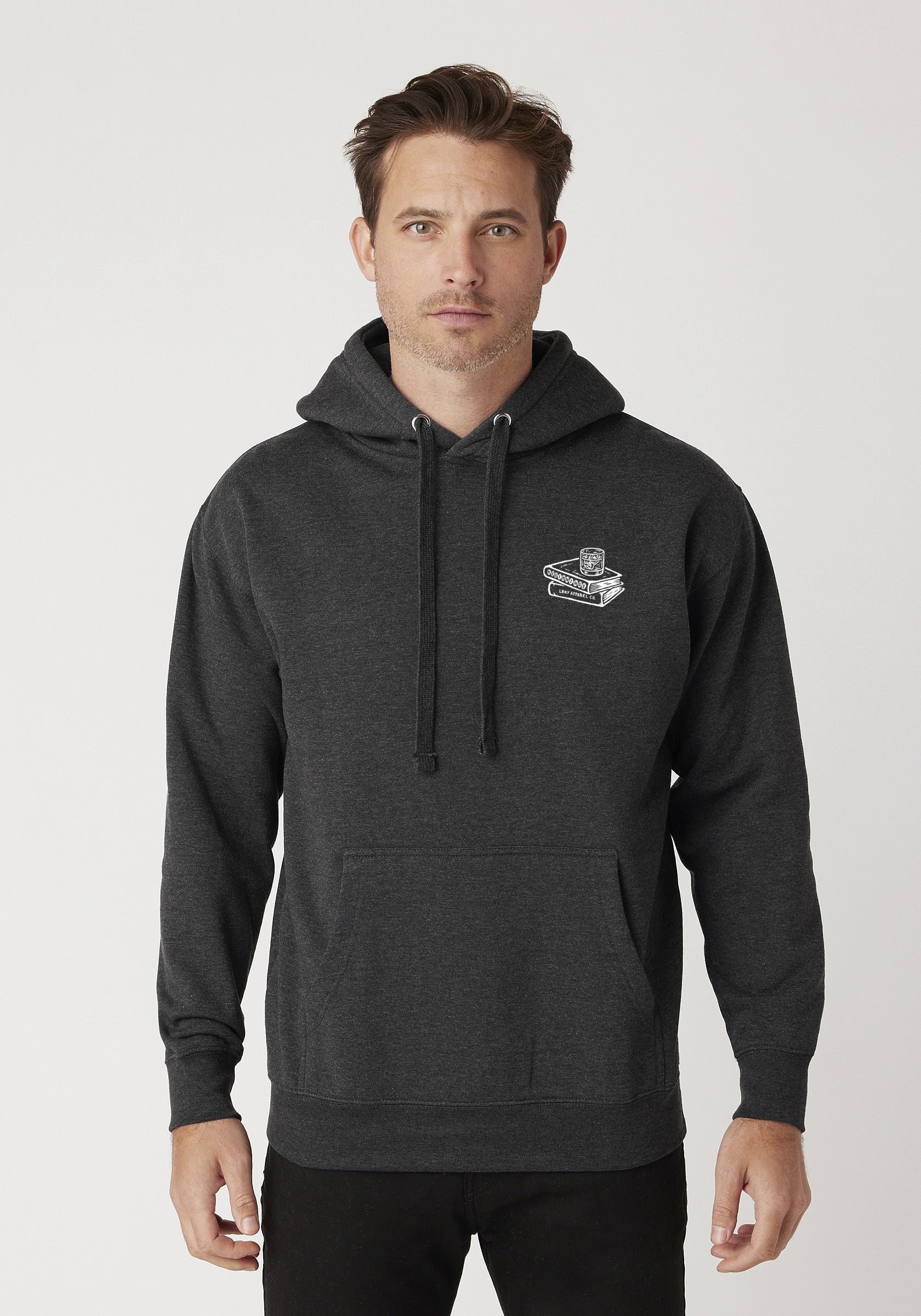 Beginnings - Heavyweight Hoodie Heather Charcoal