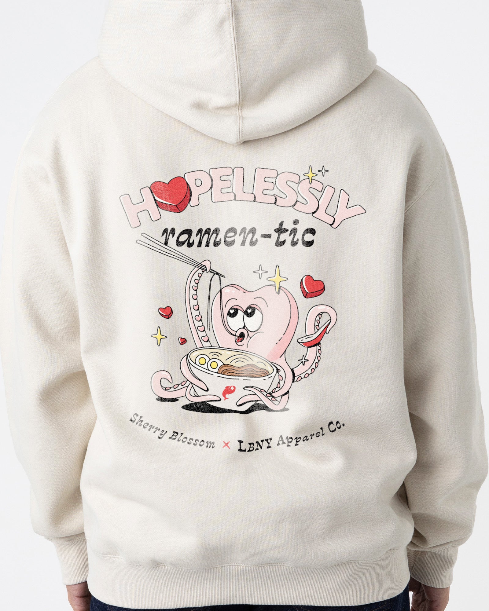 Sherry Blossom: Hopelessly Ramen-tic Box Hoodie - Ramen