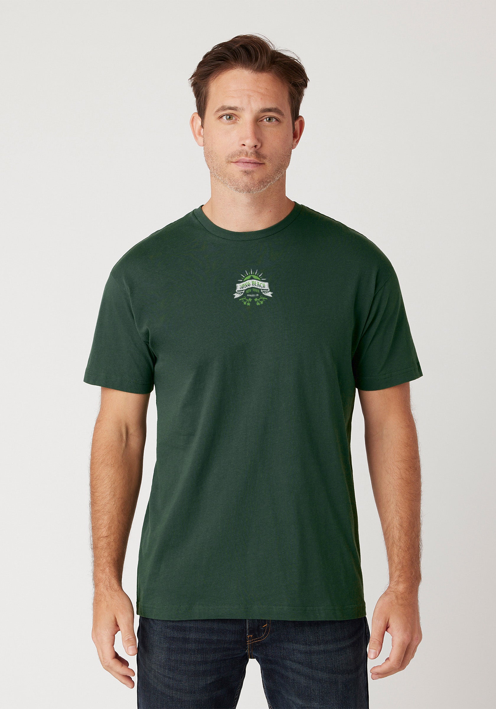 St. Patty's Day Long Beach New York Tee Front