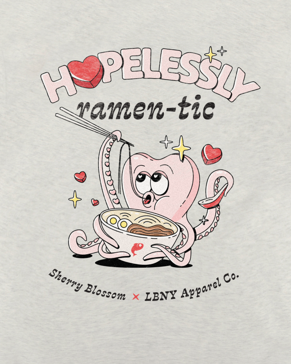 Sherry Blossom: Hopelessly Ramen-tic Premium Tee