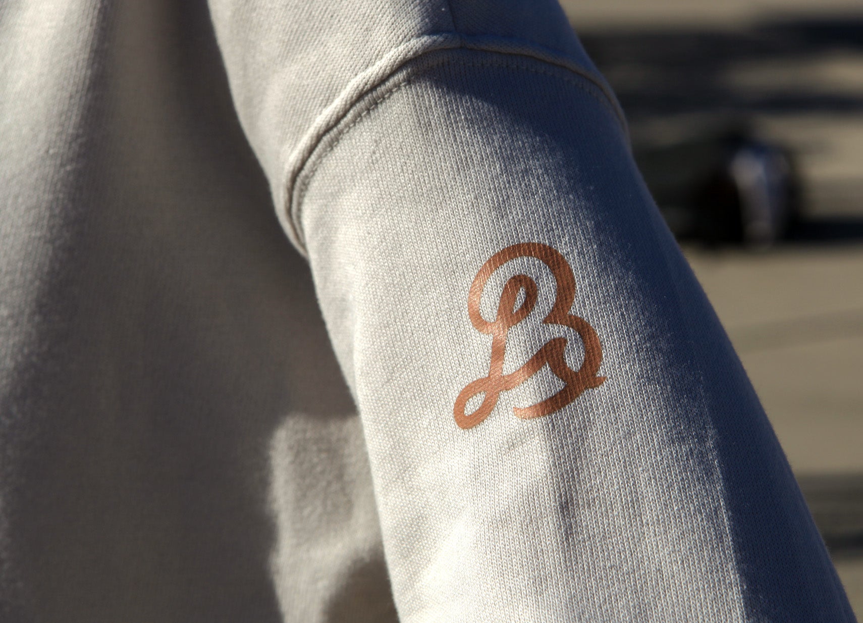 Seaside Harvest on Fishbone Cropped Hoodie