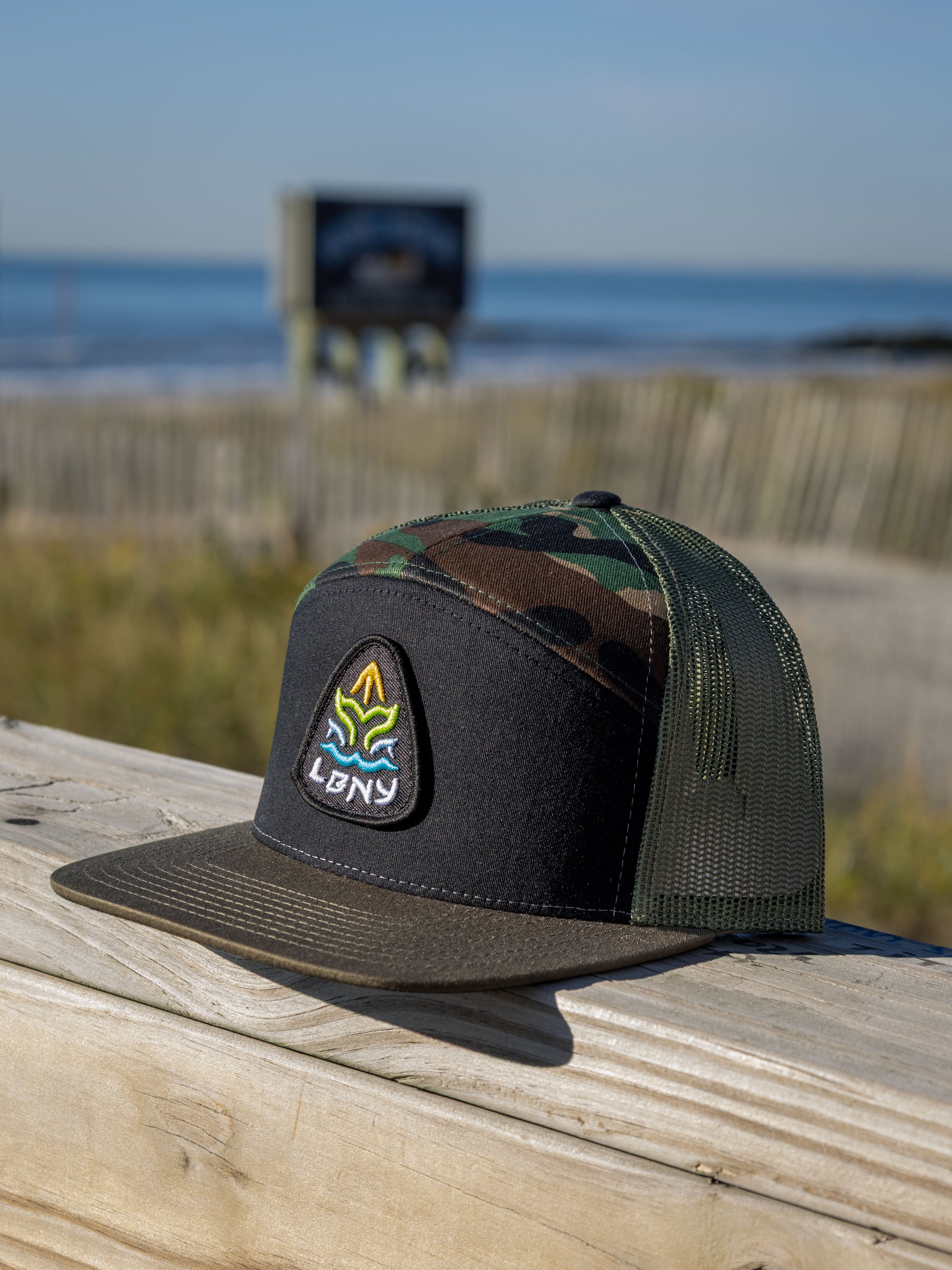 Camo 7-Panel Trucker - Apex Vital