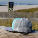 Aqua Foamy Trucker - Tidal Aqua