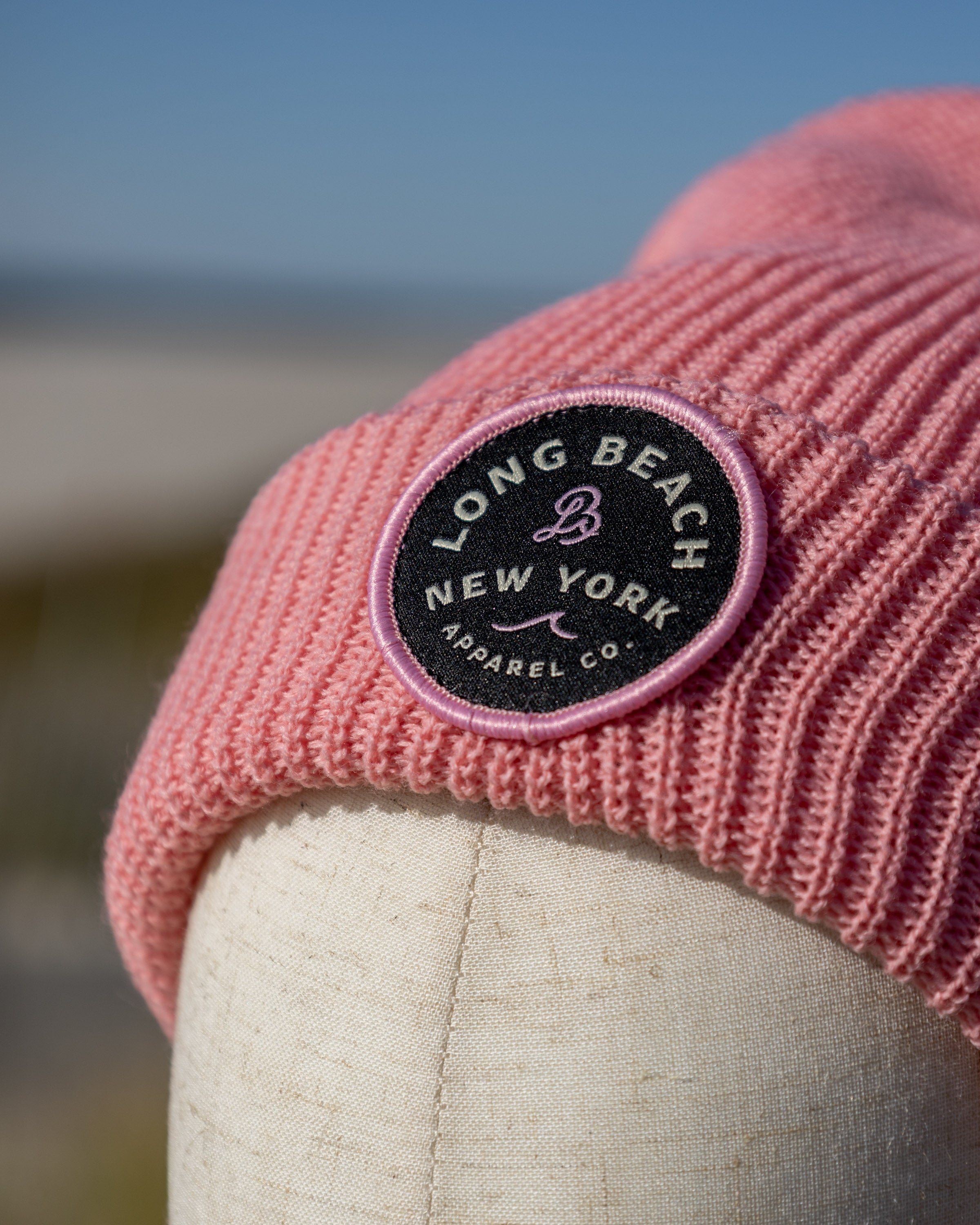 Pink Jetty Beanie - Tidal Tidepink