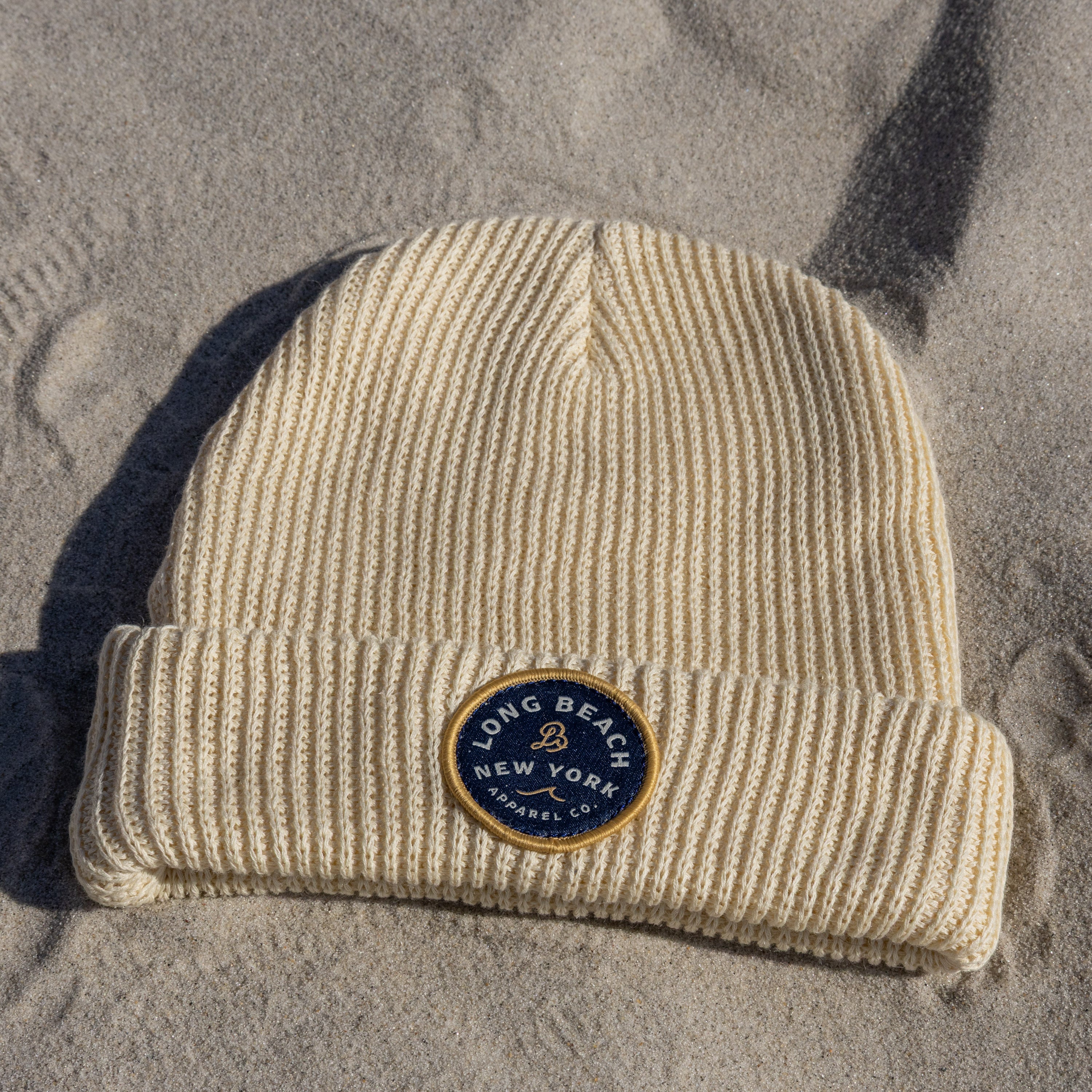 Cream Breakwater Beanie - Tidal Beacon