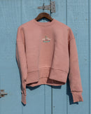 Pink Women's Heavyweight Crewneck - LBNY Lifestyle Heni