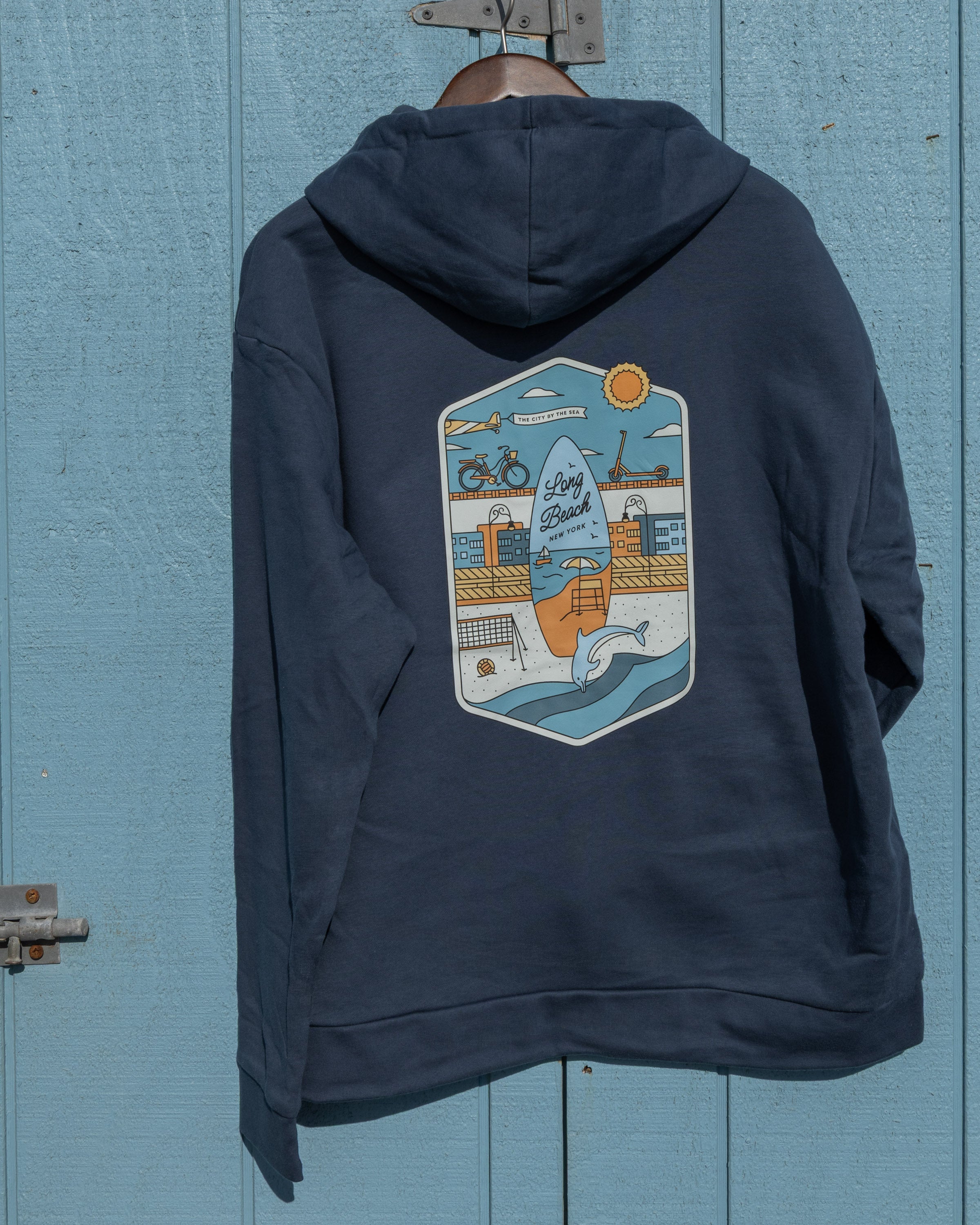 Harbor Blue Unisex Hoodie - LBNY Lifestyle Original