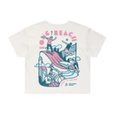 LB in Motion Crop Tee - Natural