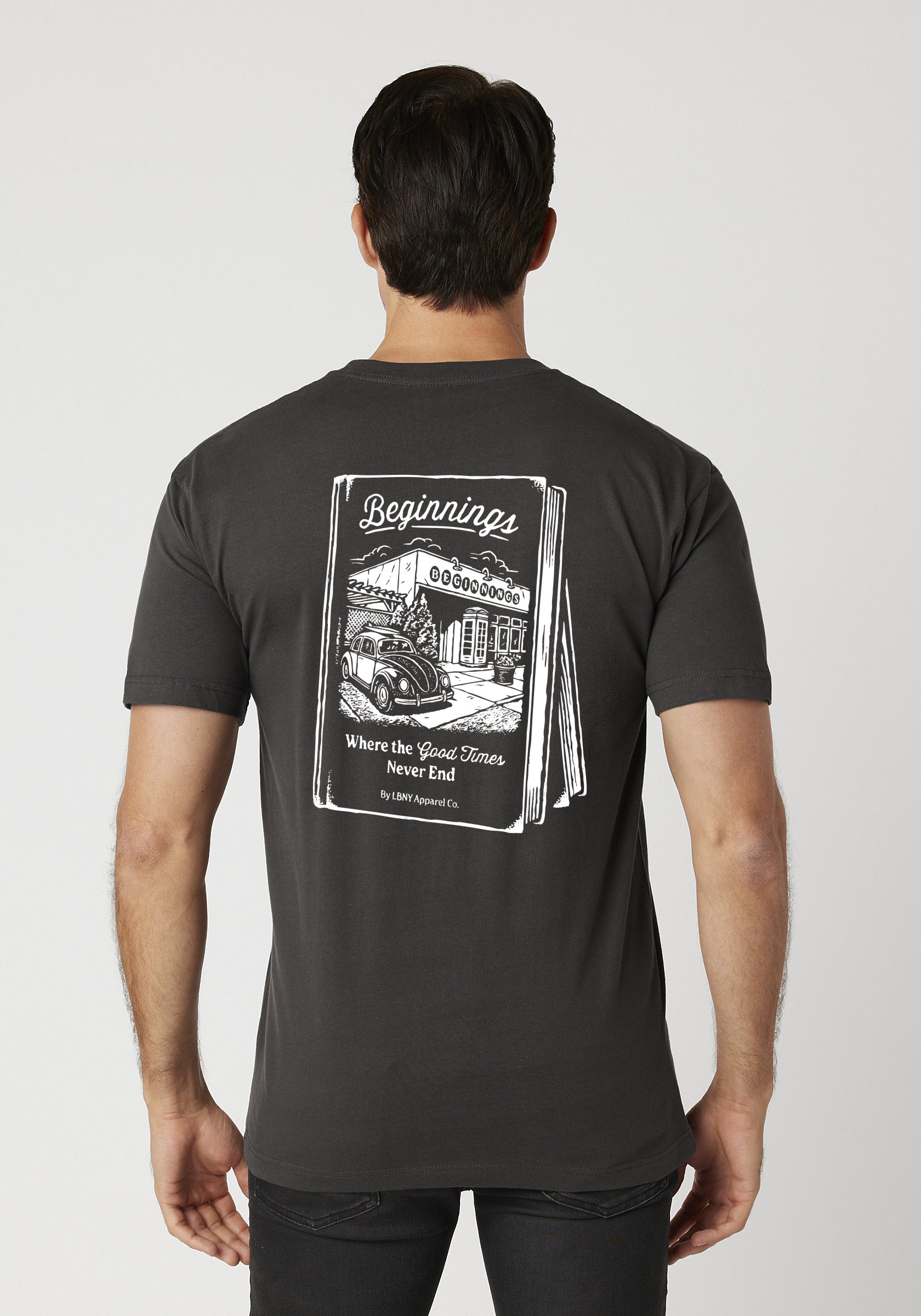 Beginnings - Men's Tee Vintage Black