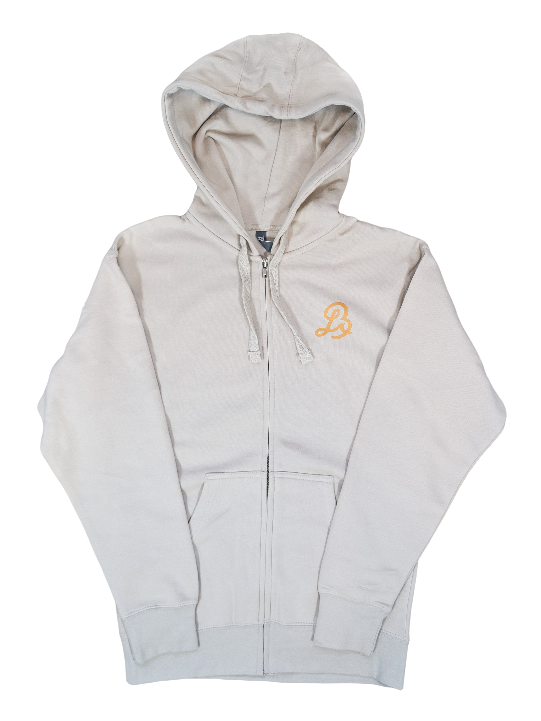 Autumn Surf Script Zip Hoodie in Fishbone