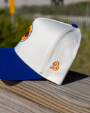 The LBNY Basketball Cap: White & Liberty