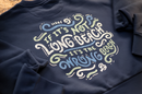 Women's Cropped Crewneck Sweatshirt - Long Beach Logic