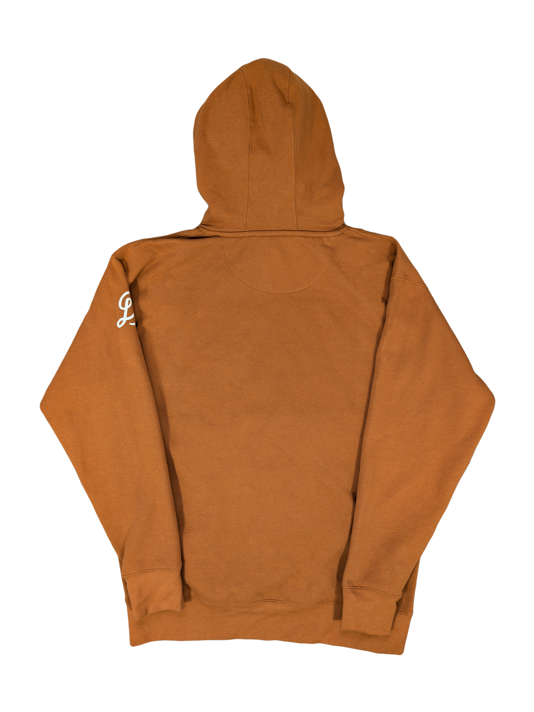 Autumn Surf Script Hoodie in Island Ember