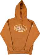 Autumn Surf Script Hoodie in Island Ember