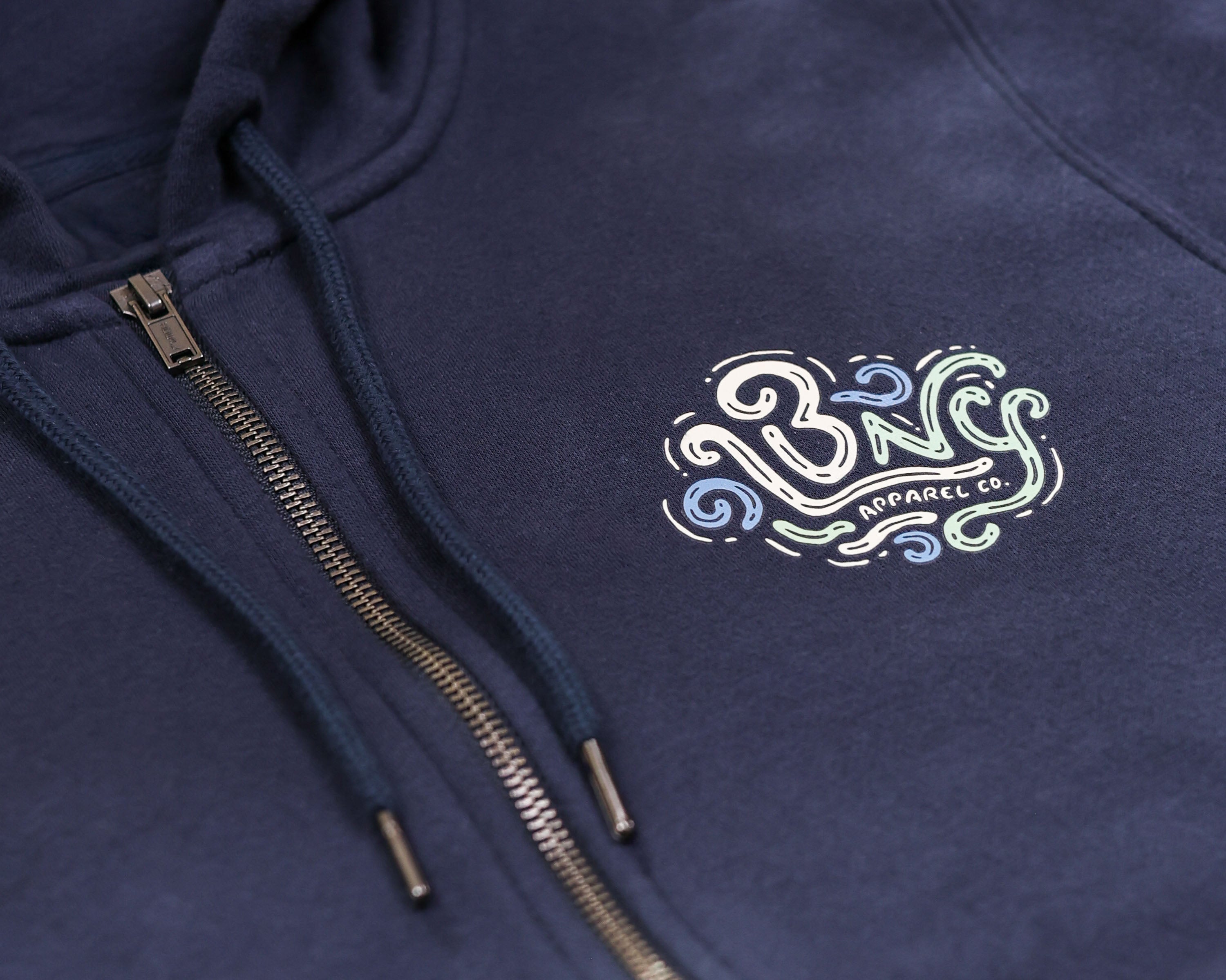 Zip Hoodie - Long Beach Logic – LBNY Apparel Co.